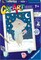 CreArt Cute Badger Paint by Numbers Kit for Kids - Painting Arts and Crafts for Ages 7 and Up